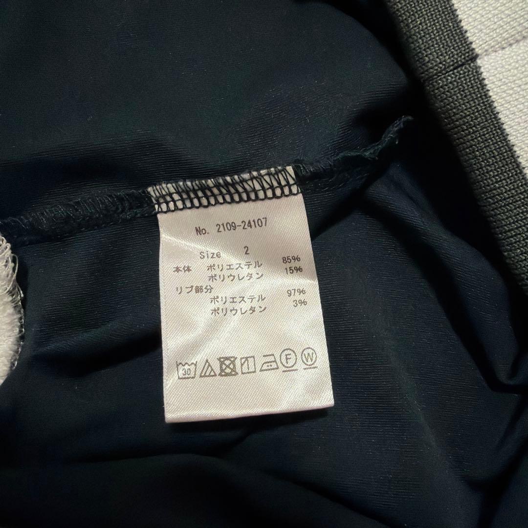 【美品】CPG GOLF メンズ ゴルフ 半袖 モックネック ブラック