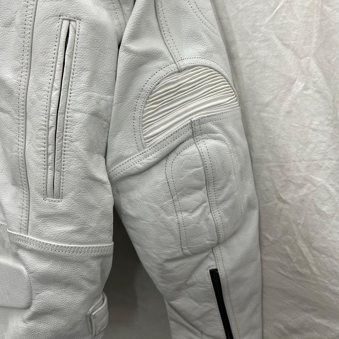 【希少サイズXL】パット入りライダースJKT