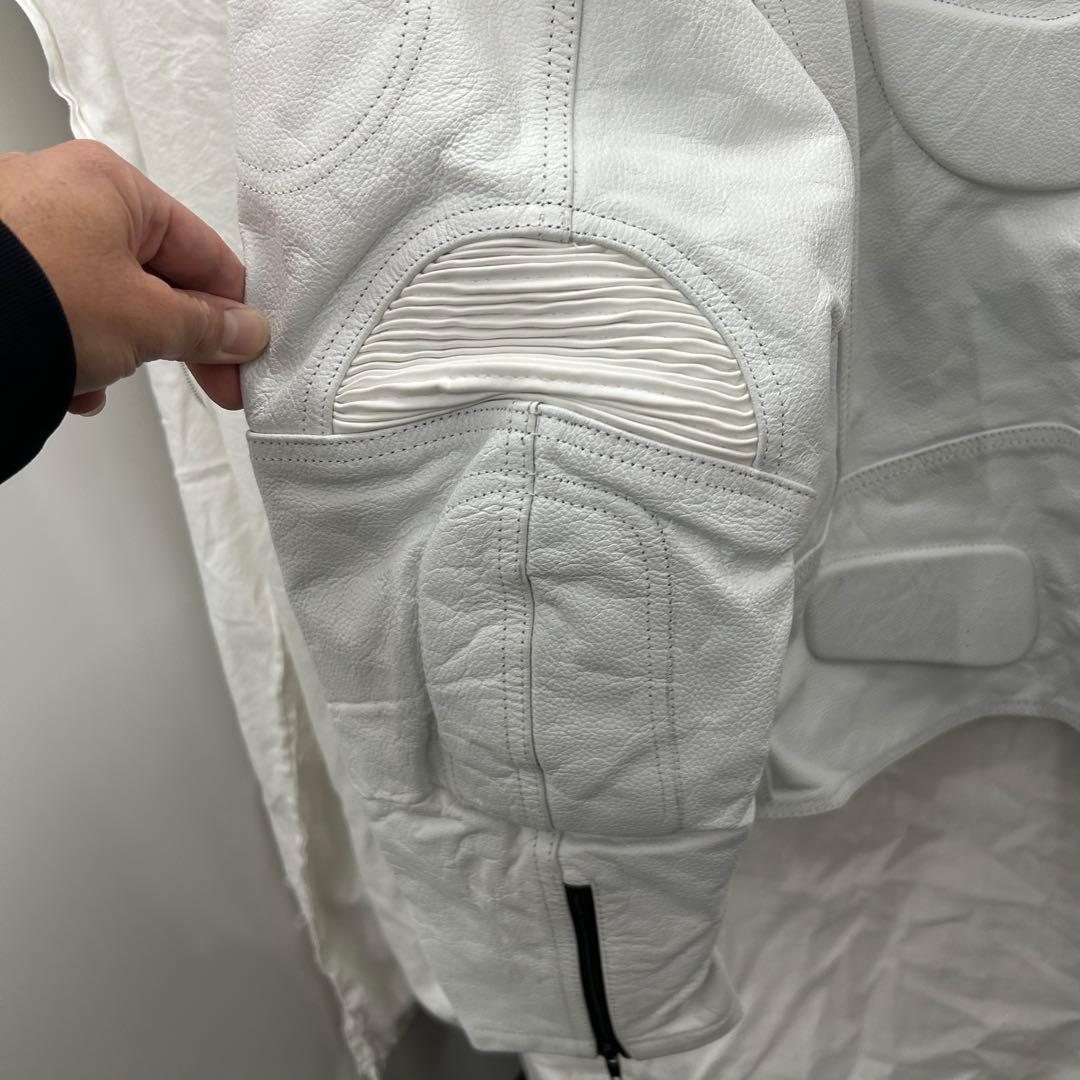 【希少サイズXL】パット入りライダースJKT