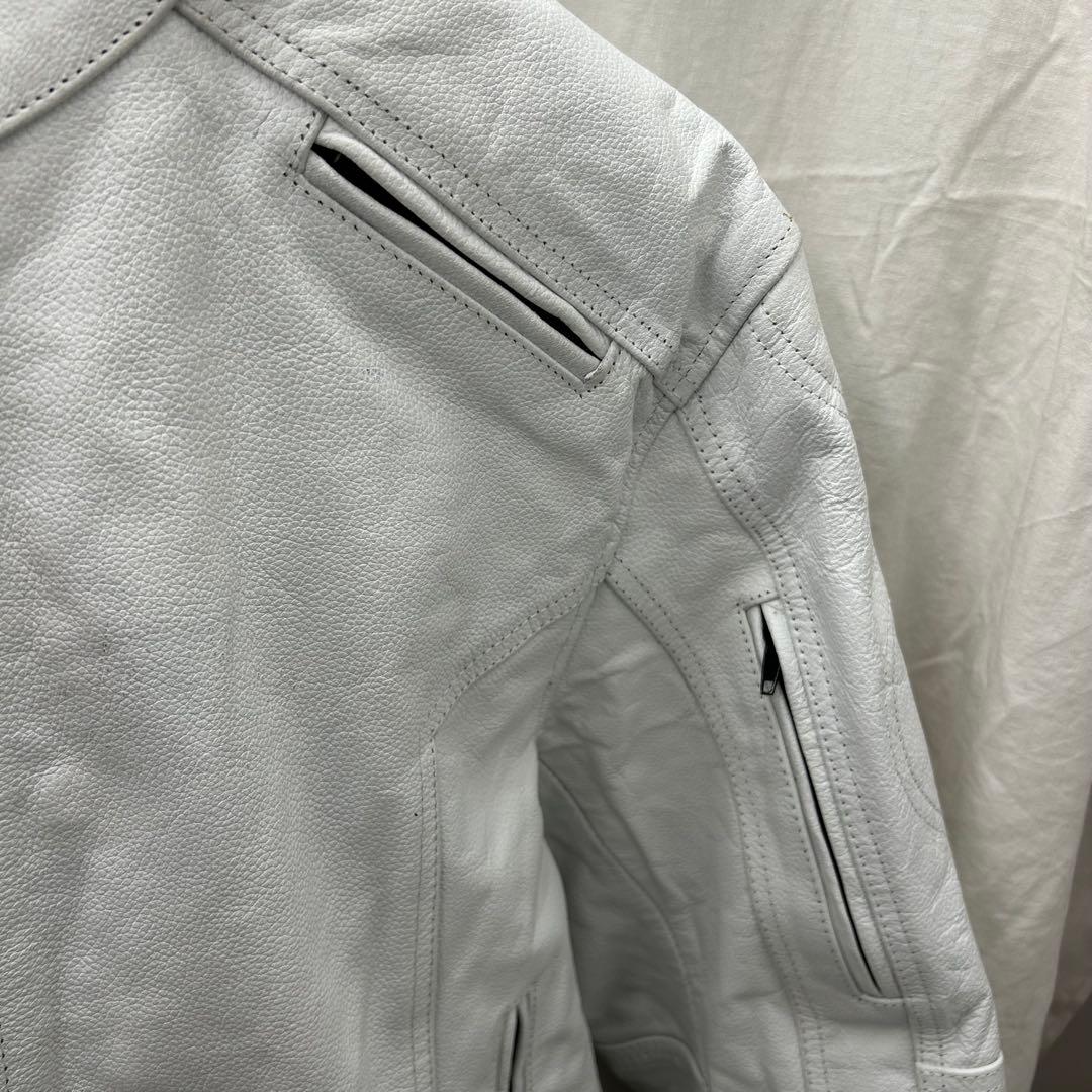 【希少サイズXL】パット入りライダースJKT