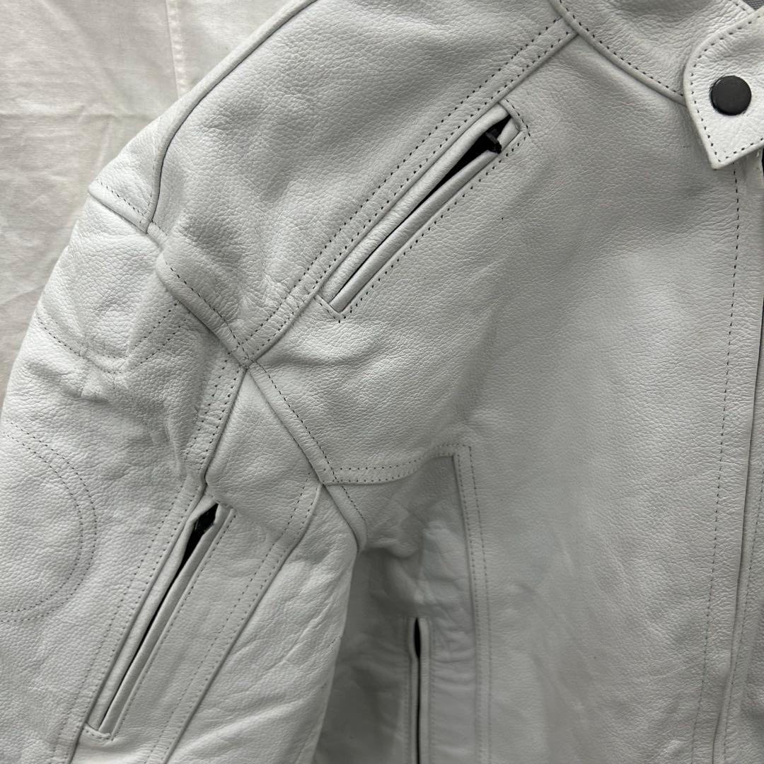 【希少サイズXL】パット入りライダースJKT