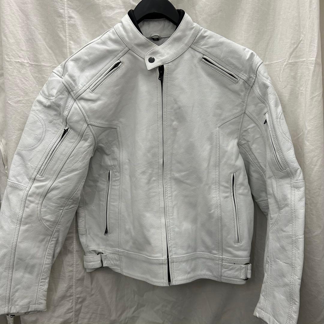 【希少サイズXL】パット入りライダースJKT