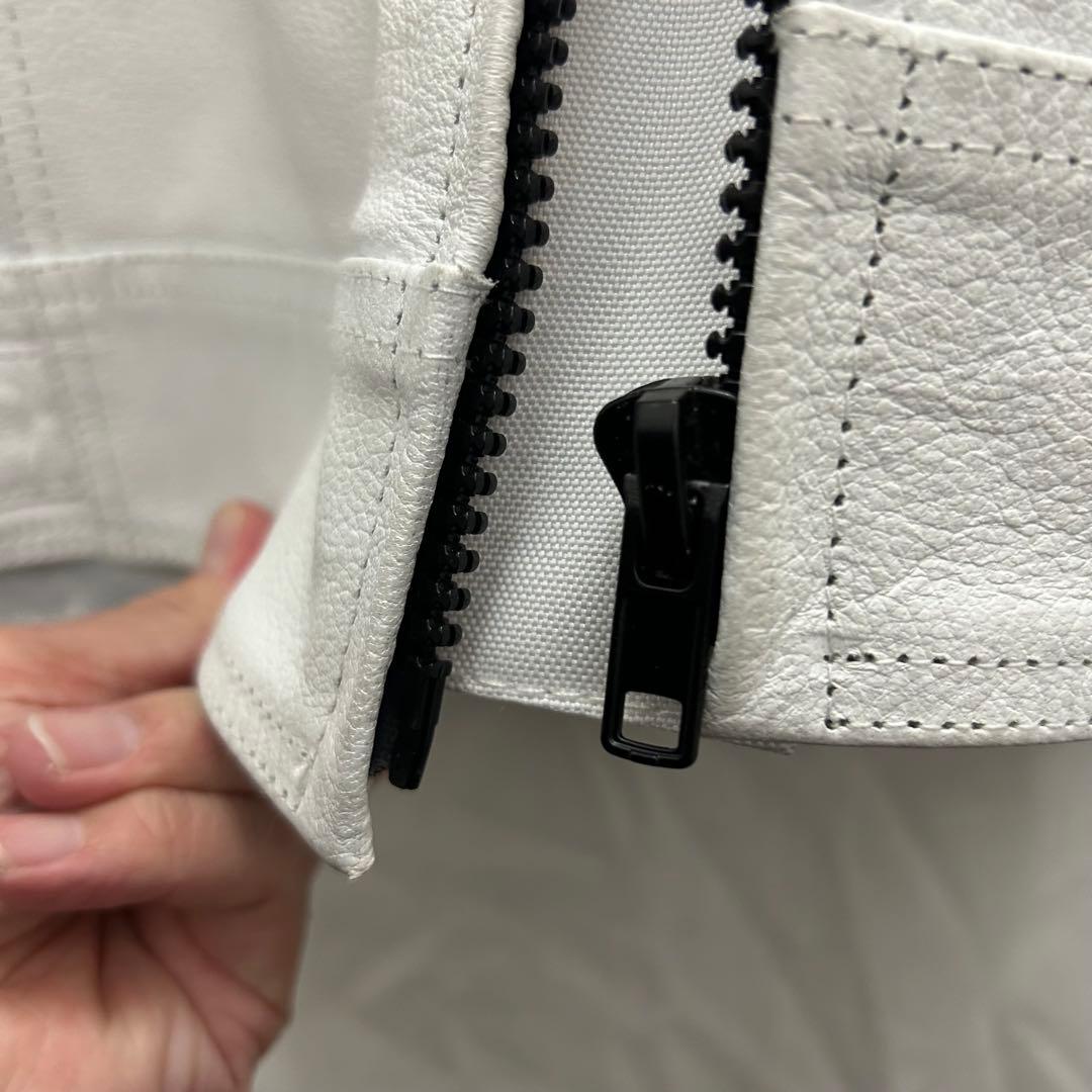 【希少サイズXL】パット入りライダースJKT