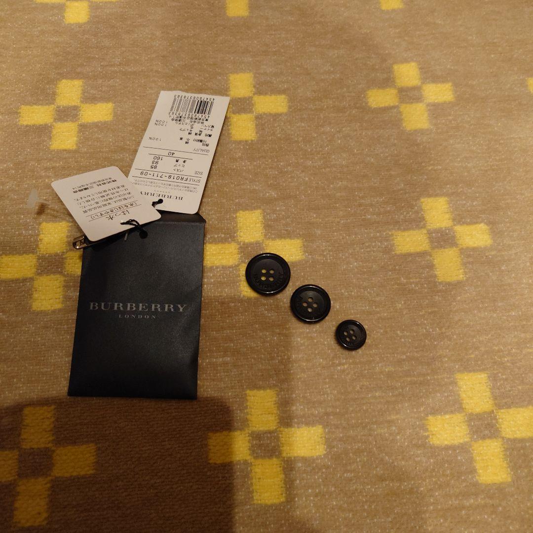 バーバリー トレンチコート ダブルブレスト ブラック 40サイズ ライナー付き