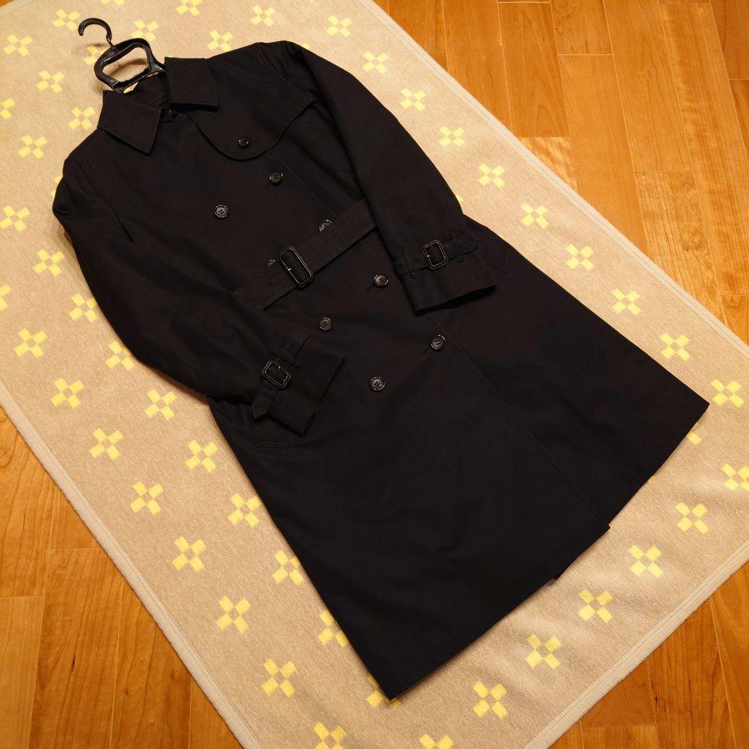 バーバリー トレンチコート ダブルブレスト ブラック 40サイズ ライナー付き