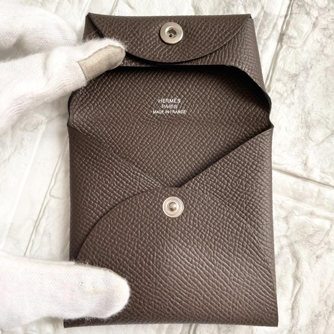 未使用✨エルメス HERMES エトゥープ バスティア ケース U刻印