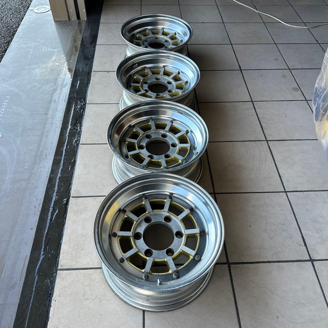 ノ*パ様 スピードスター　6H 139.7 15インチ スポーク ホイール 4個