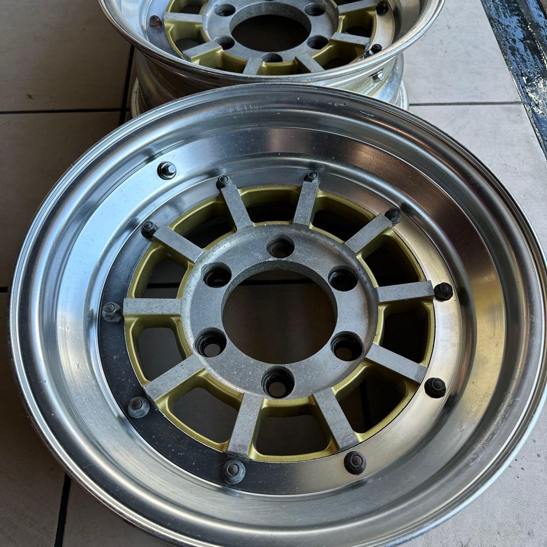 ノ*パ様 スピードスター　6H 139.7 15インチ スポーク ホイール 4個