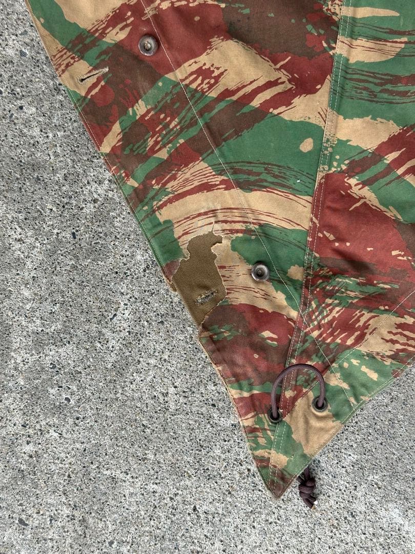 軍幕　フランス軍パップテント シェルターハーフ　リザードカモ　2枚セット