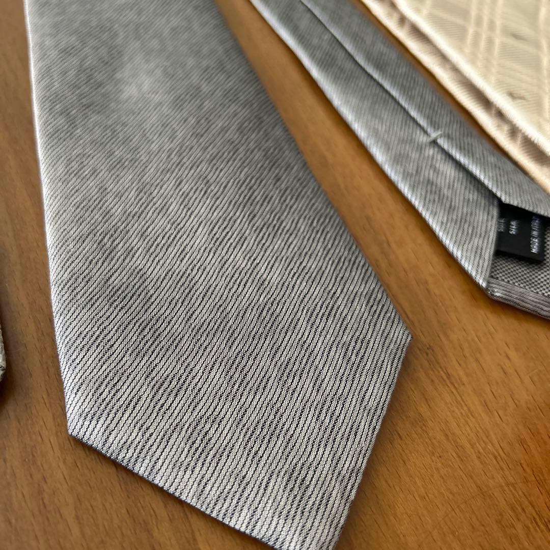 CHANEL グレー ネクタイ