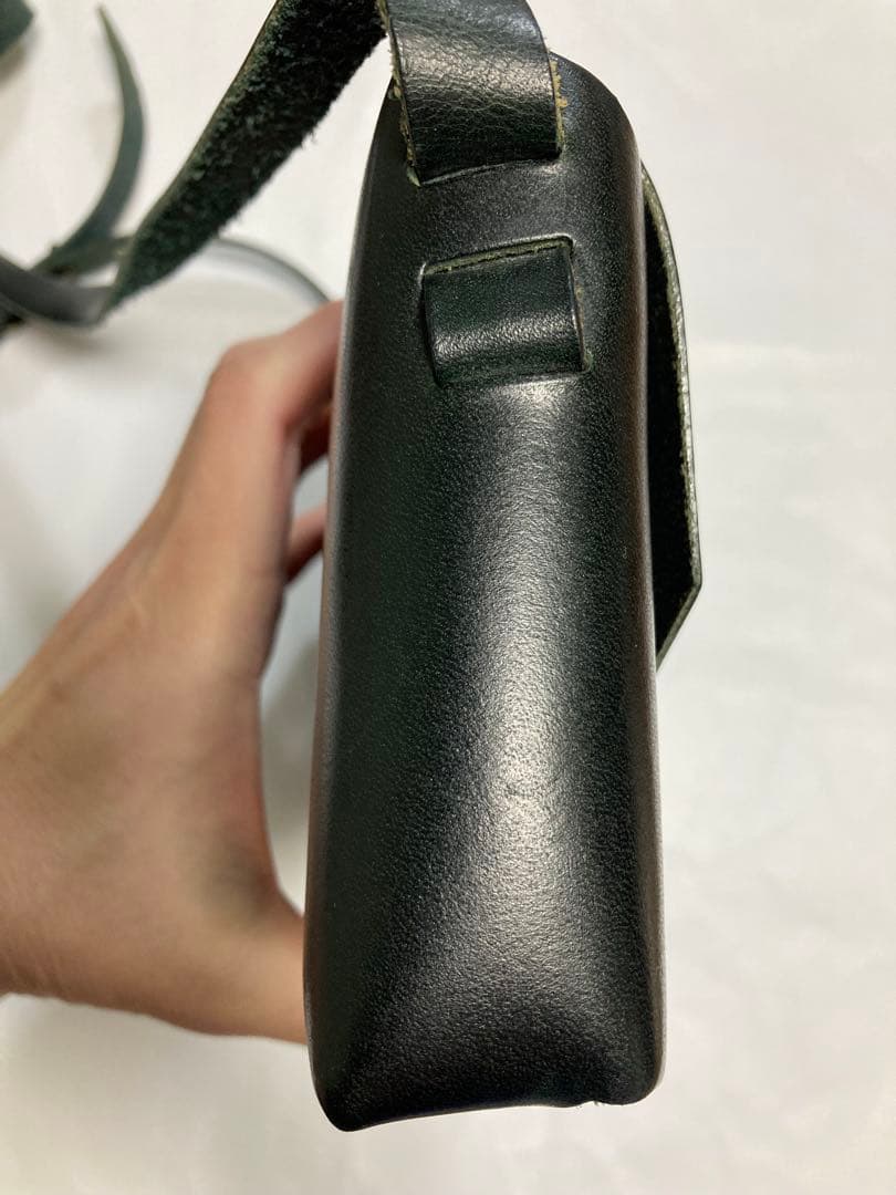 【美品】所作 ブライドルレザー ショルダーバッグ 鞄 ブラック 所作長財布おまけ