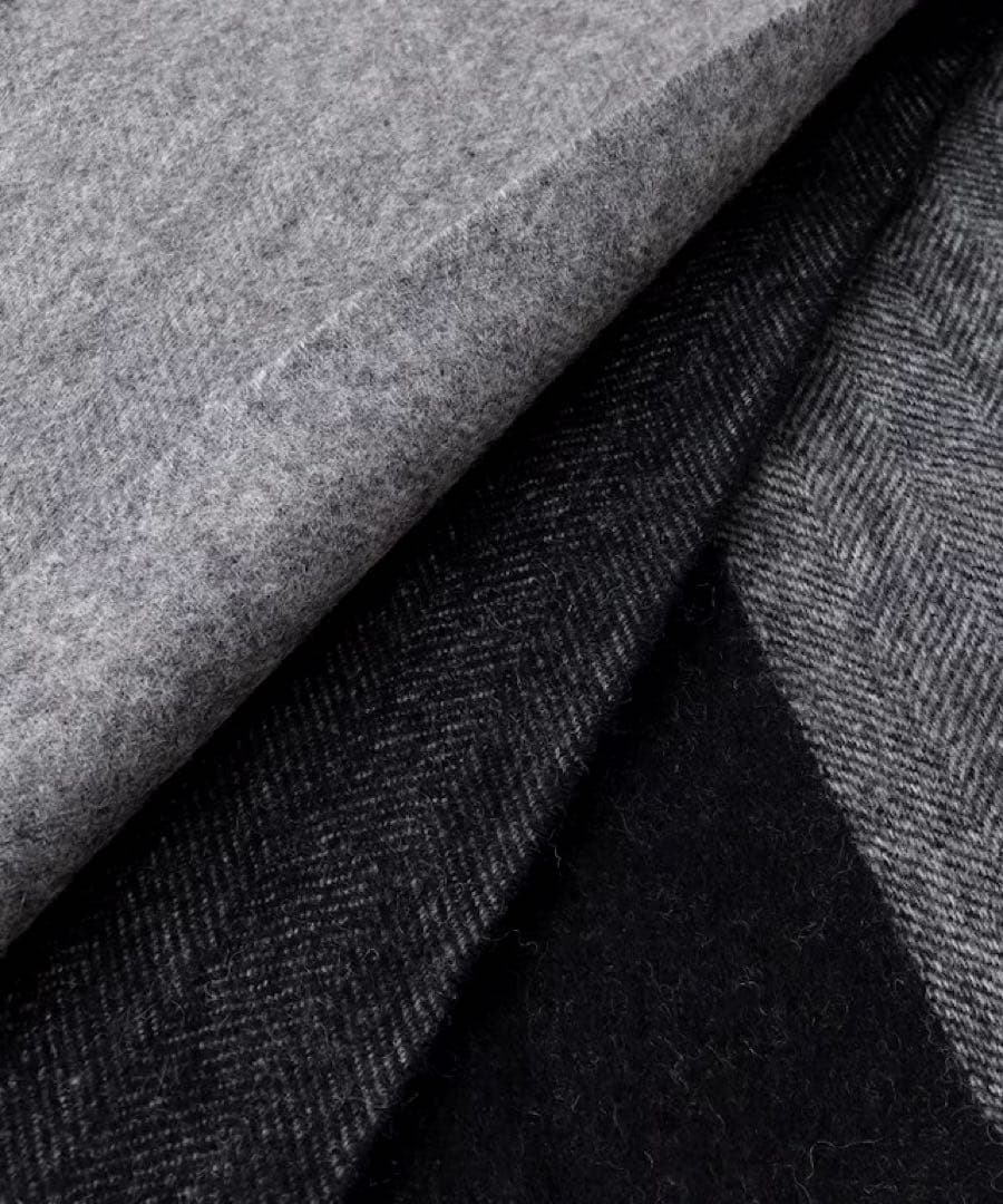 TAKEO KIKUCHI【洗えるカシミヤ】4面パネル マフラー