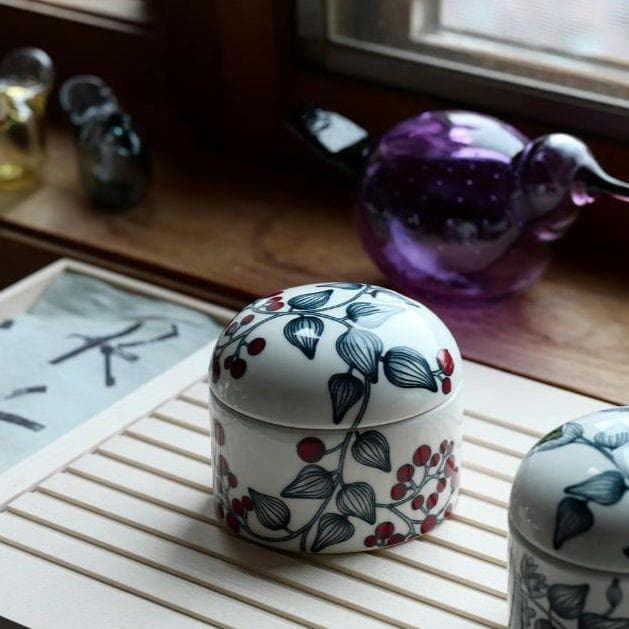 アラビア ルノ フロストベリー 蓋付きジャー