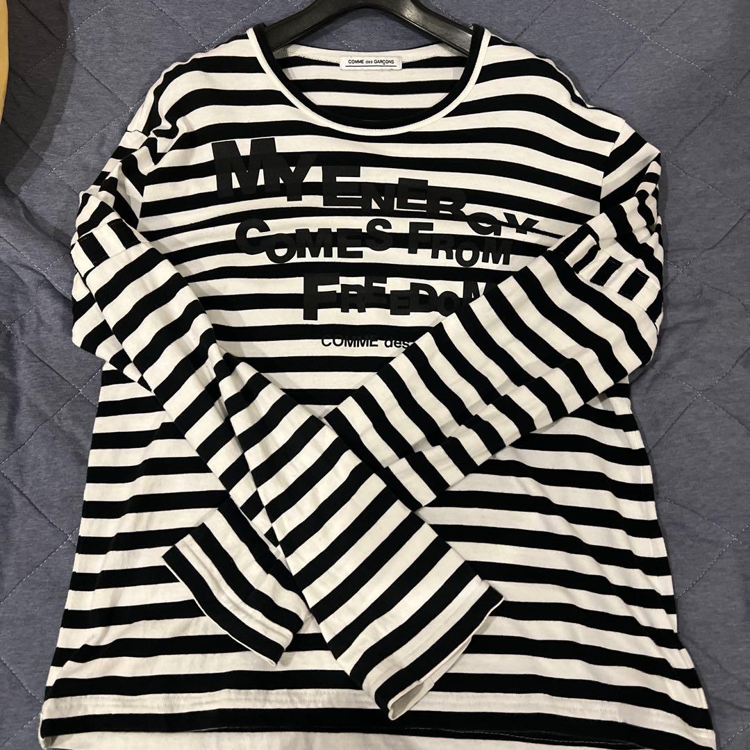 COMME des GARÇONS ストライプ長袖Tシャツ