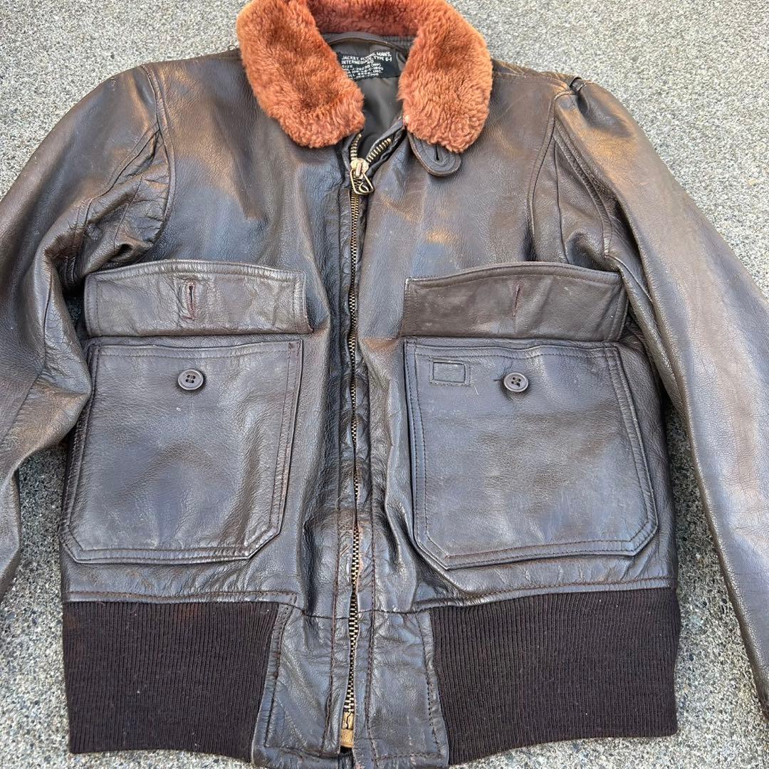 U.S.NAVY G-1 Flight Jacket 60s 米海軍 後期型