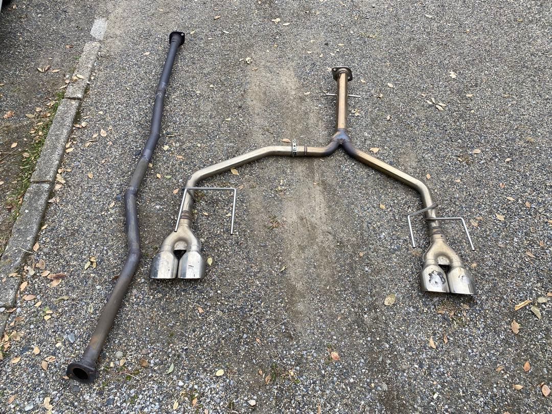 210系クラウンハイブリッド AWS210 中間 リアピース マフラー