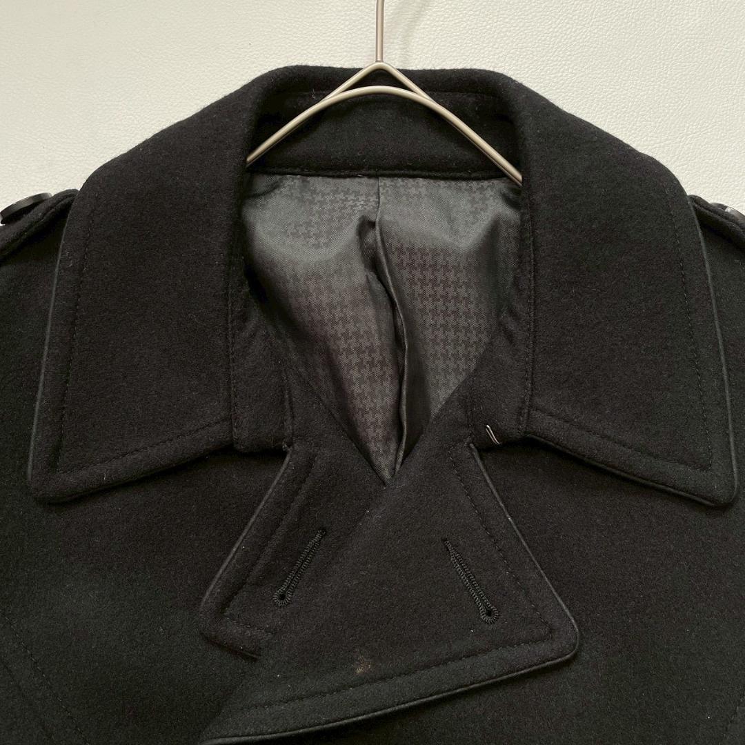 【ビッグサイズ】PPFM ピーコート L ナポレオンジャケット ブラック ウール