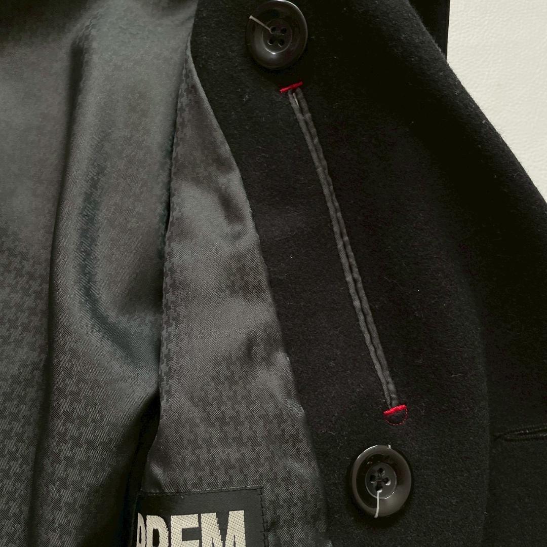 【ビッグサイズ】PPFM ピーコート L ナポレオンジャケット ブラック ウール