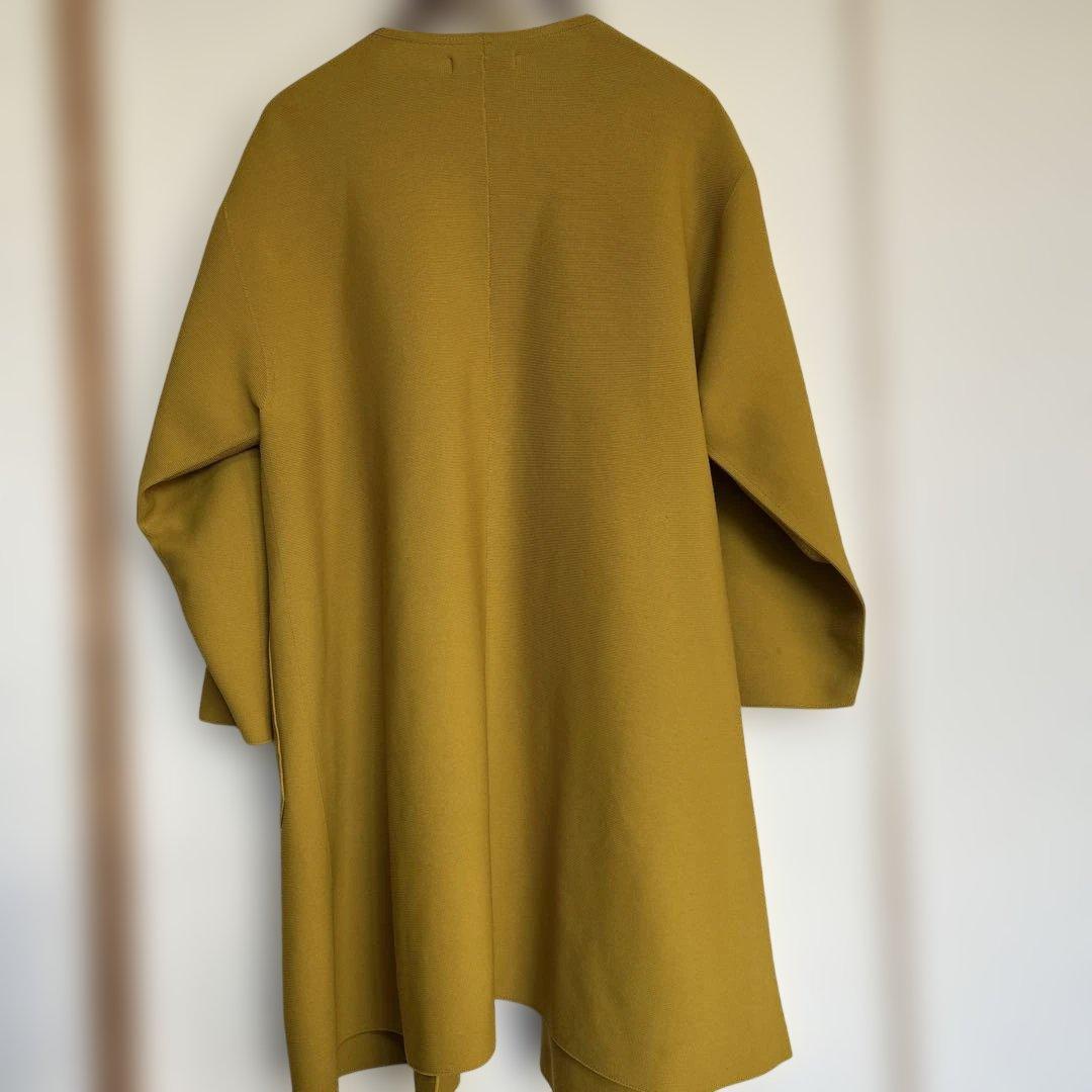 プリーツプリーツme マスタード ロングコート