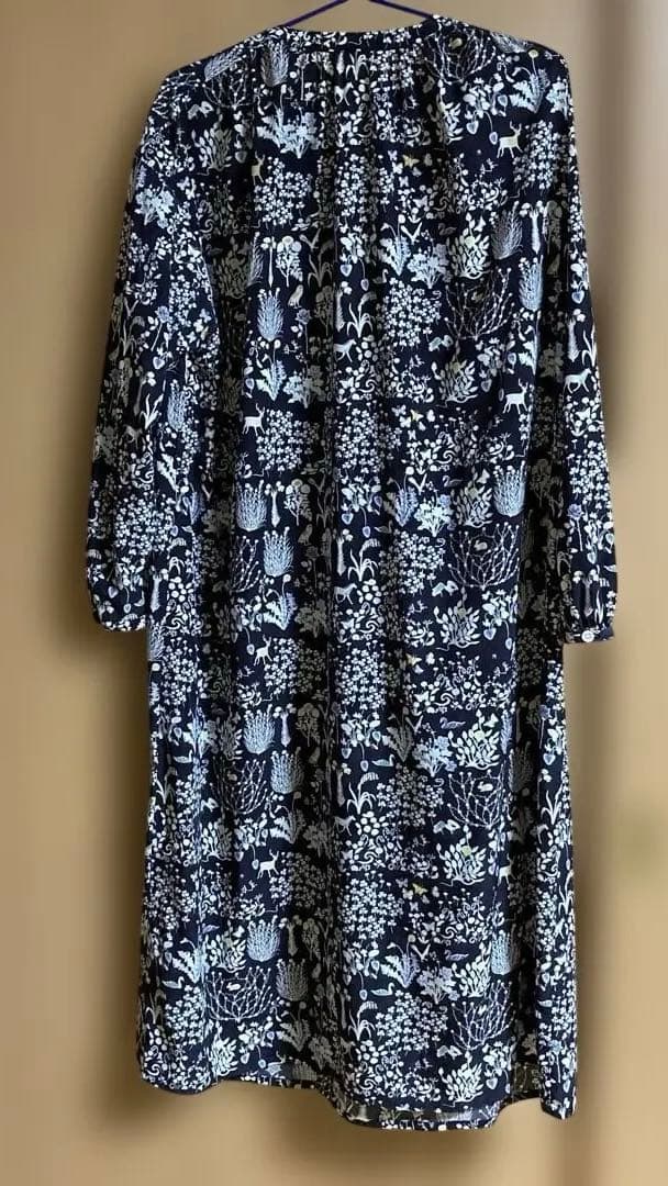 Crespi リバティ前開きワンピース