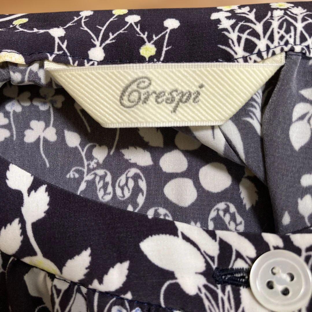 Crespi リバティ前開きワンピース