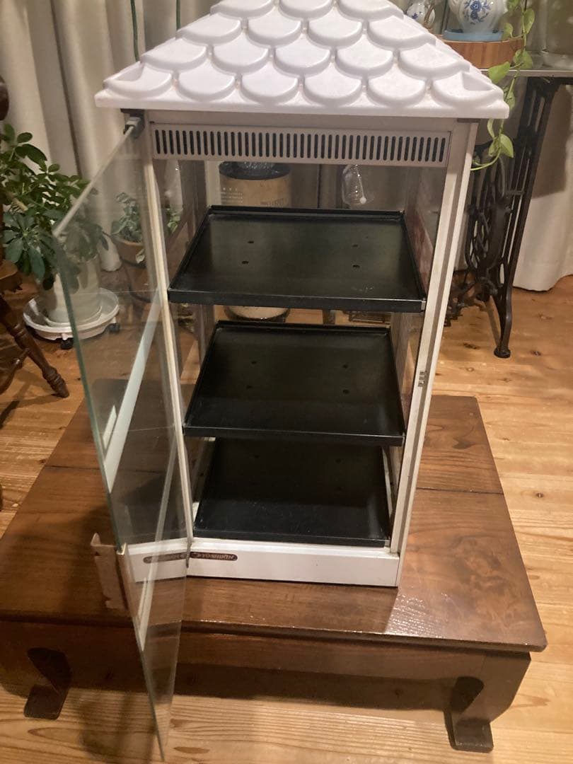 昭和レトロ　ベルミコーヒー缶ウォーマー　ヨシキン　FW-48 前後扉　稼働品