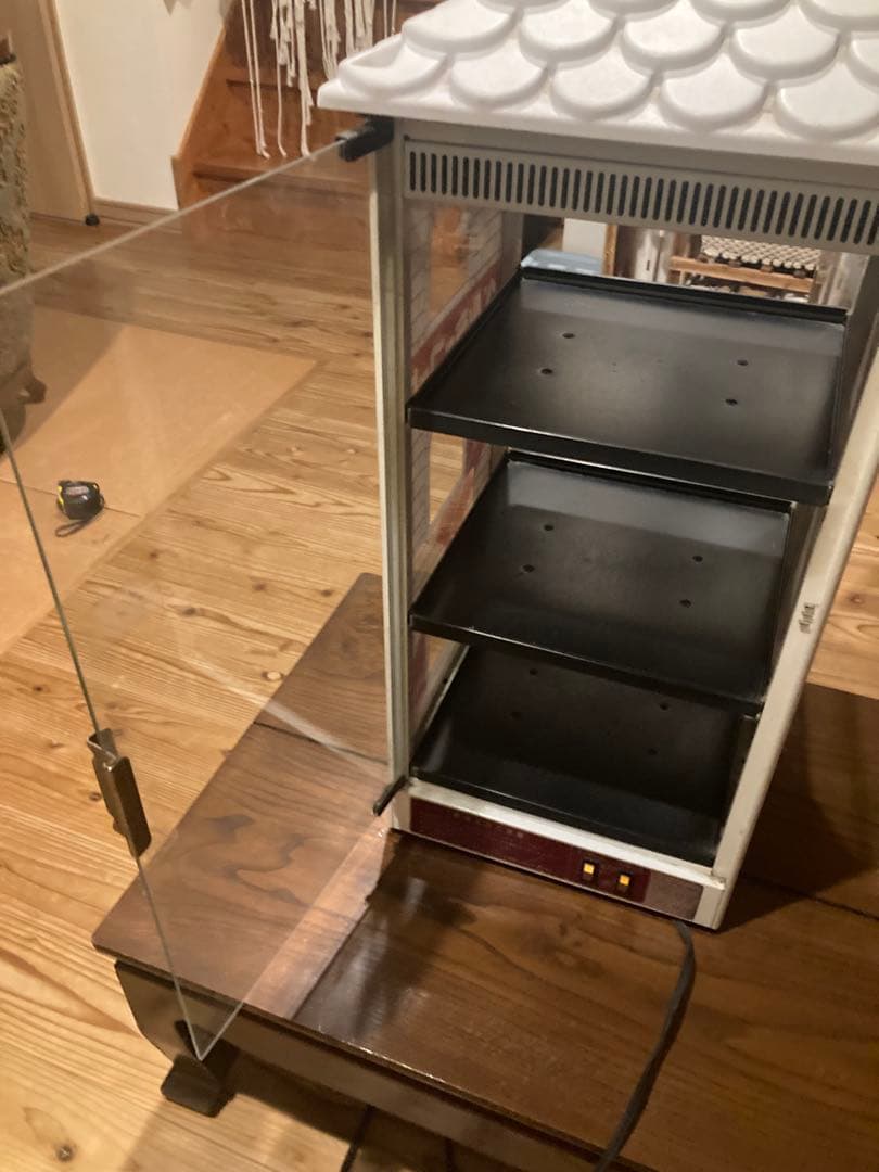 昭和レトロ　ベルミコーヒー缶ウォーマー　ヨシキン　FW-48 前後扉　稼働品