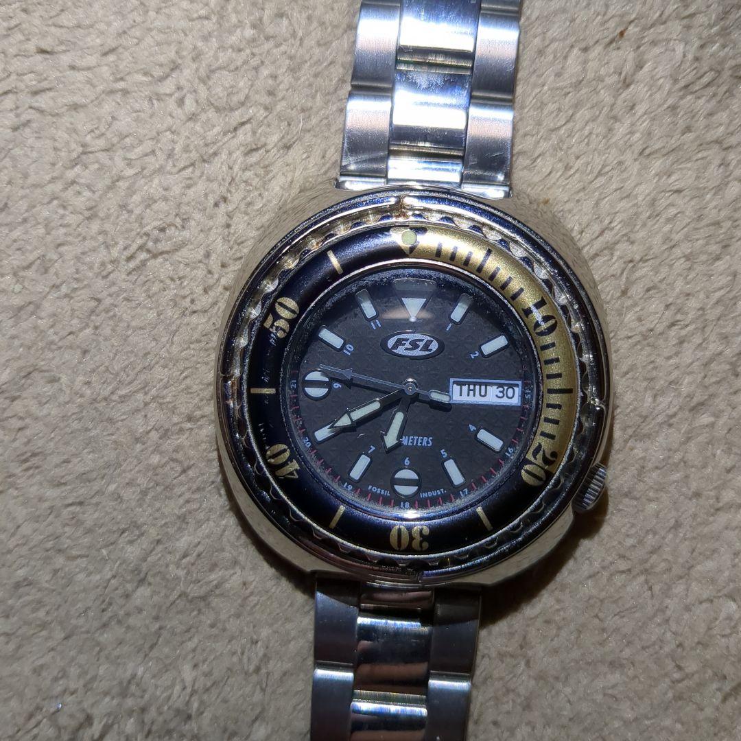 FOSSILスポーツ FLー２７９４ 200meters 600feet 防水