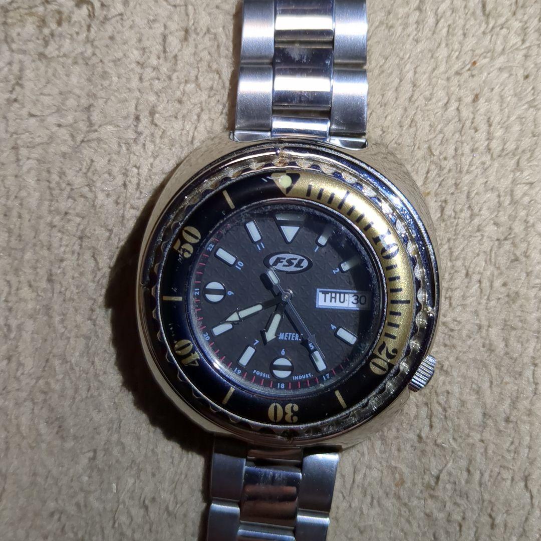 FOSSILスポーツ FLー２７９４ 200meters 600feet 防水