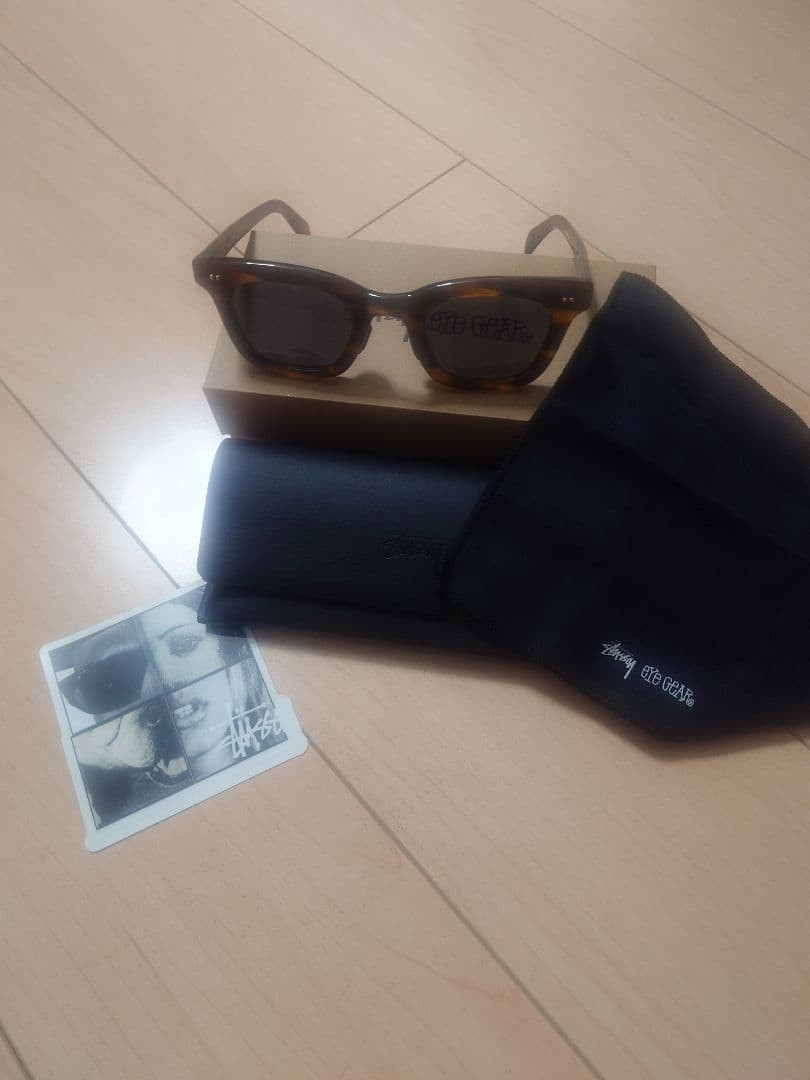 パ*プ様 stussy ステューシー サングラス　Brown　メンズ　レディース
