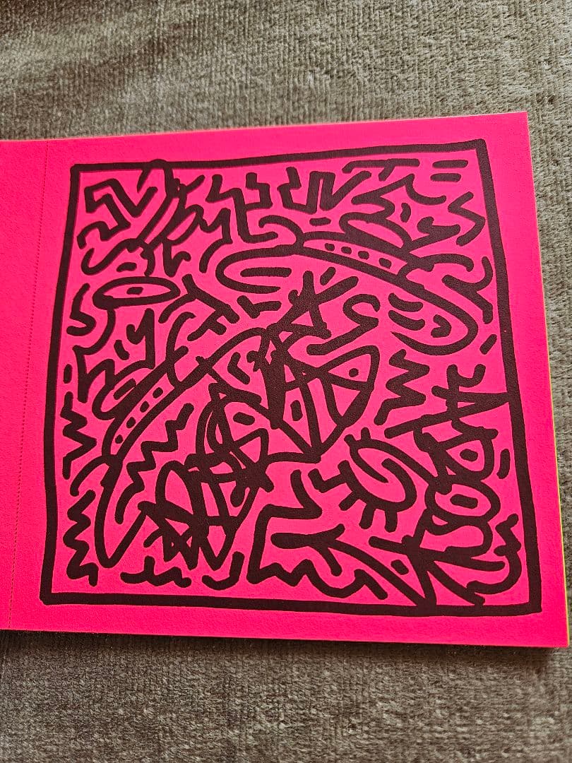 希少カタログ1983 Keith Haring 12-STICKER