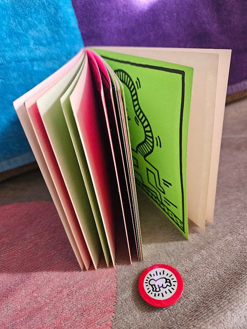 希少カタログ1983 Keith Haring 12-STICKER