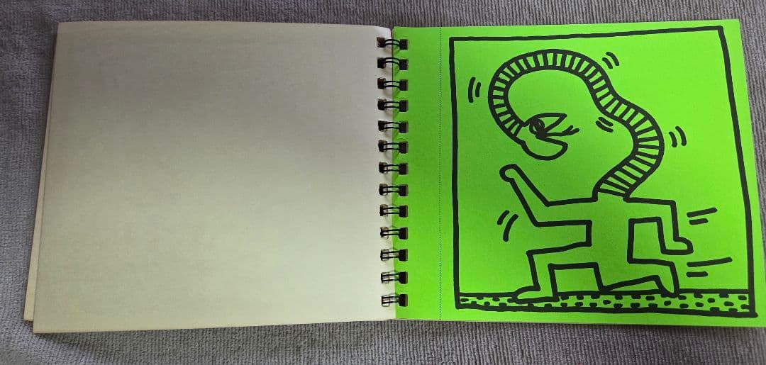 希少カタログ1983 Keith Haring 12-STICKER