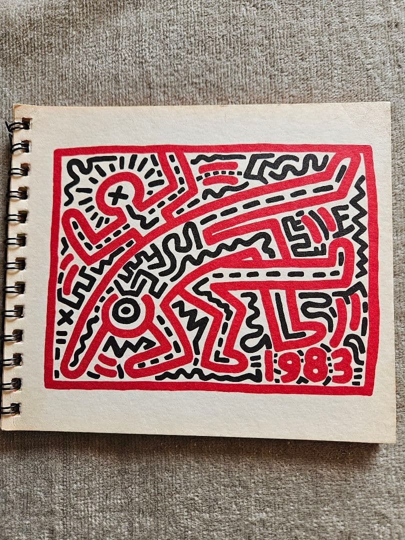 希少カタログ1983 Keith Haring 12-STICKER