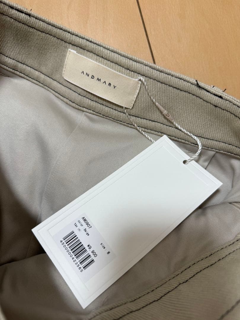 スカート andmary / Back ribbon mini skirt M