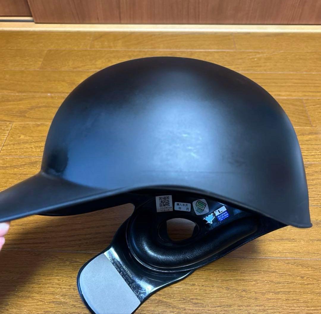 ミズノ軟式用ヘルメット　左打者