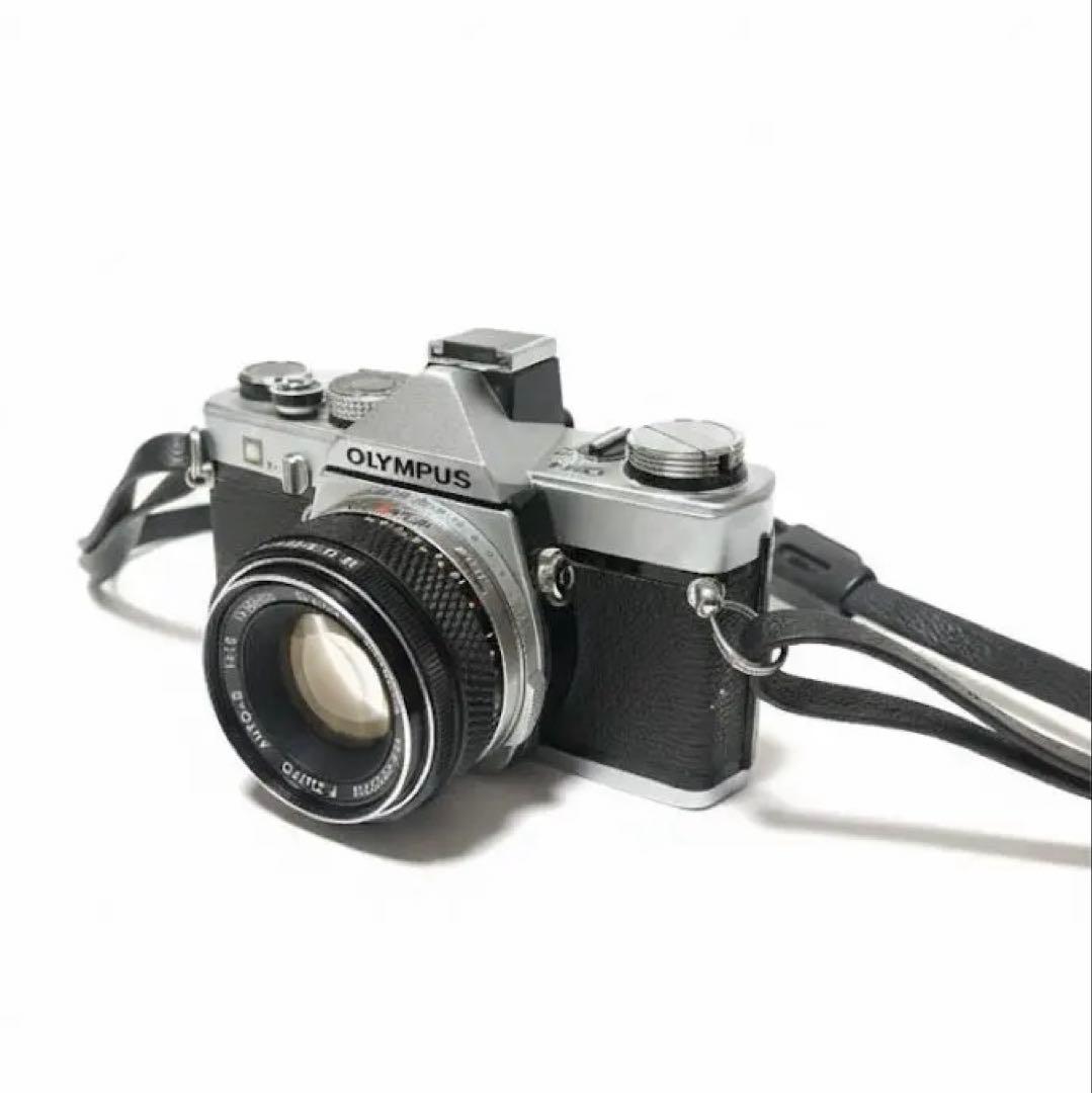 OLYMPUS OM-1 一眼レフカメラ 50mmレンズ、望遠レンズ付