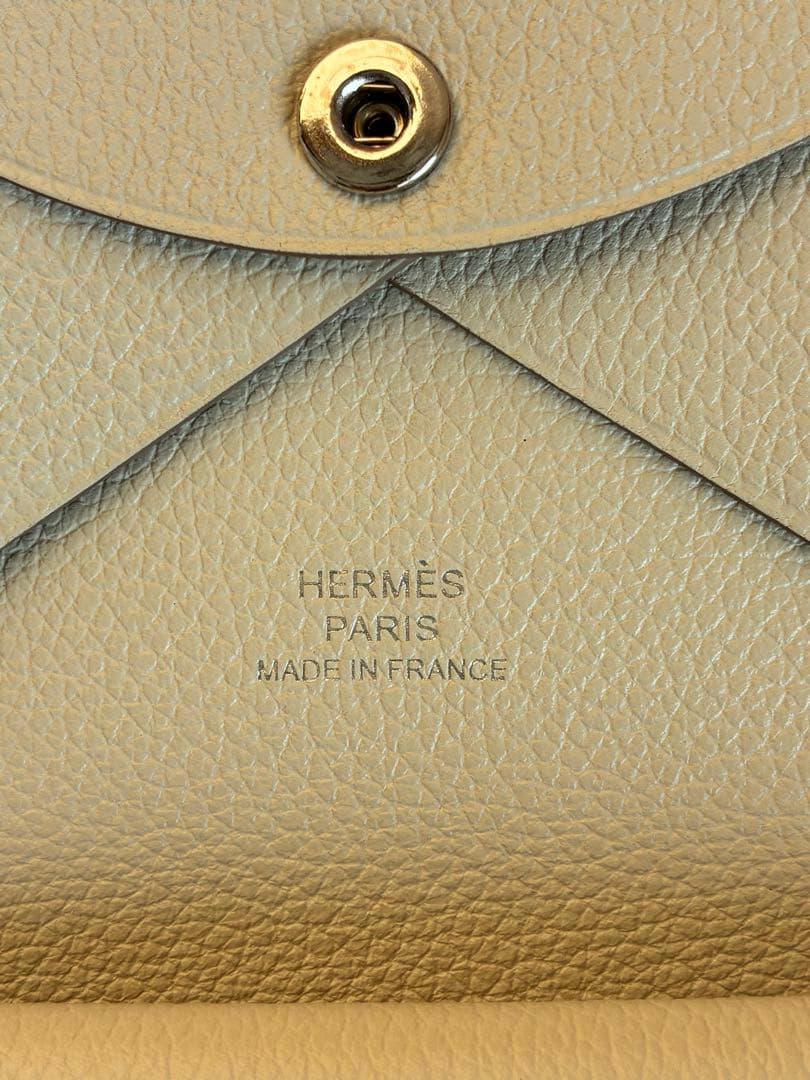 エルメス　カルヴィデュオ　ベトン　美品