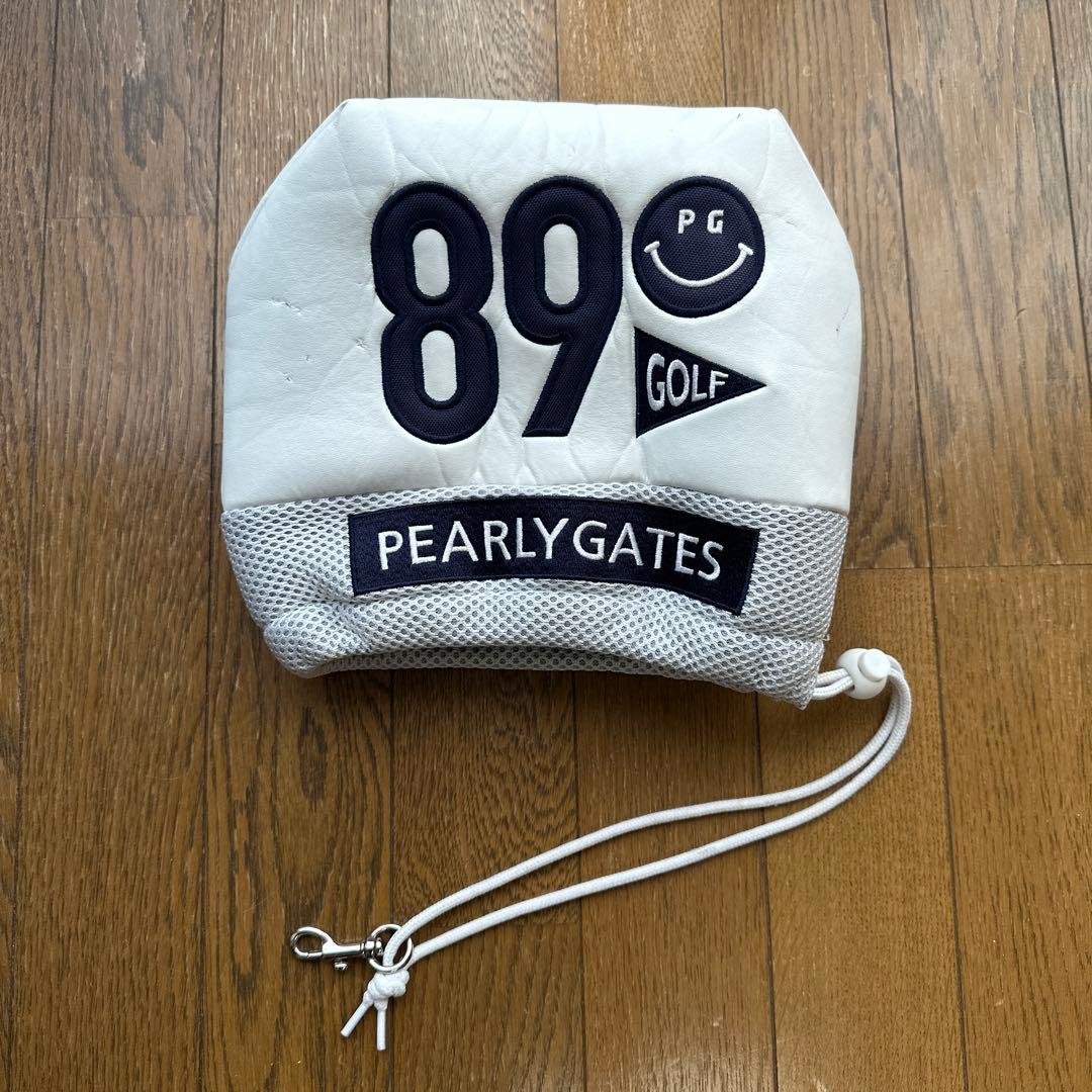 PEARLY GATES ゴルフバッグ ホワイト＋アイアンカバー付