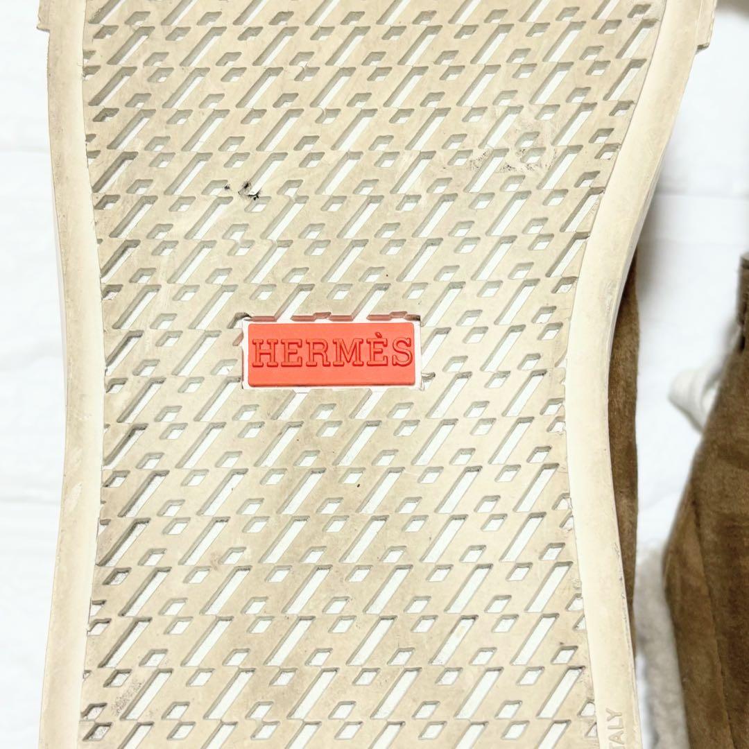 エルメス デイ ケリー スニーカー ムートン 37 箱・袋付き