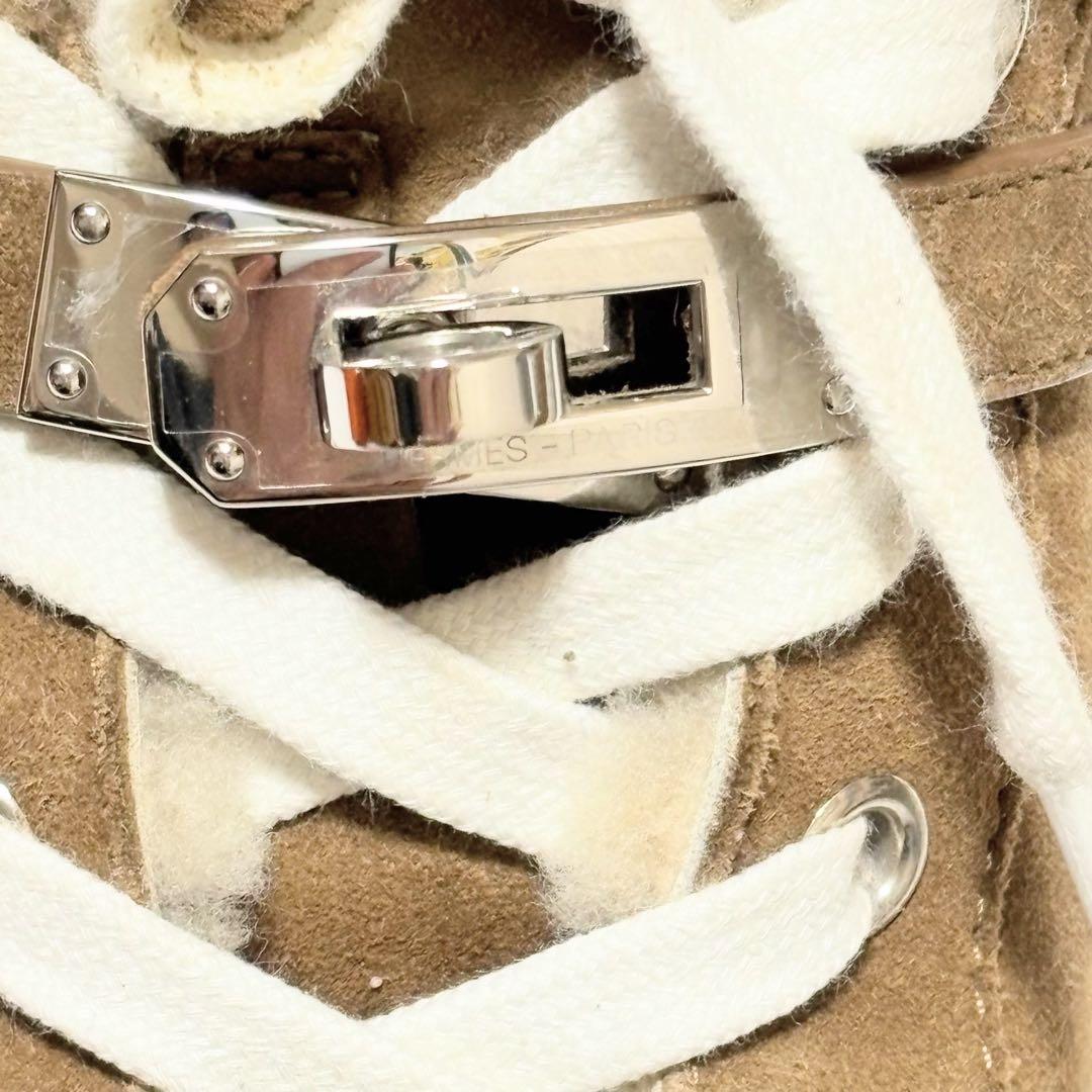 エルメス デイ ケリー スニーカー ムートン 37 箱・袋付き