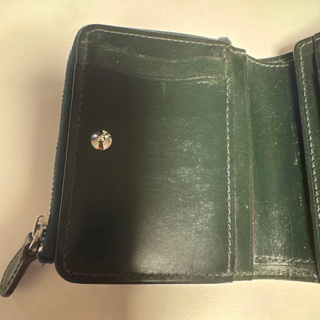 K*E様 GANZO AVON Lファスナー二つ折り財布 ブリティッシュグリーン