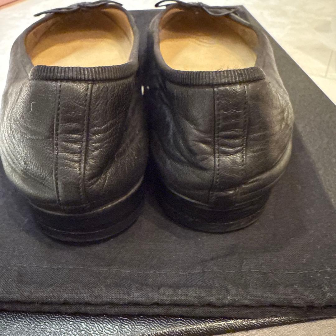 CHANEL バレエシューズ　黒　38 24cm バレリーナ　ブラック