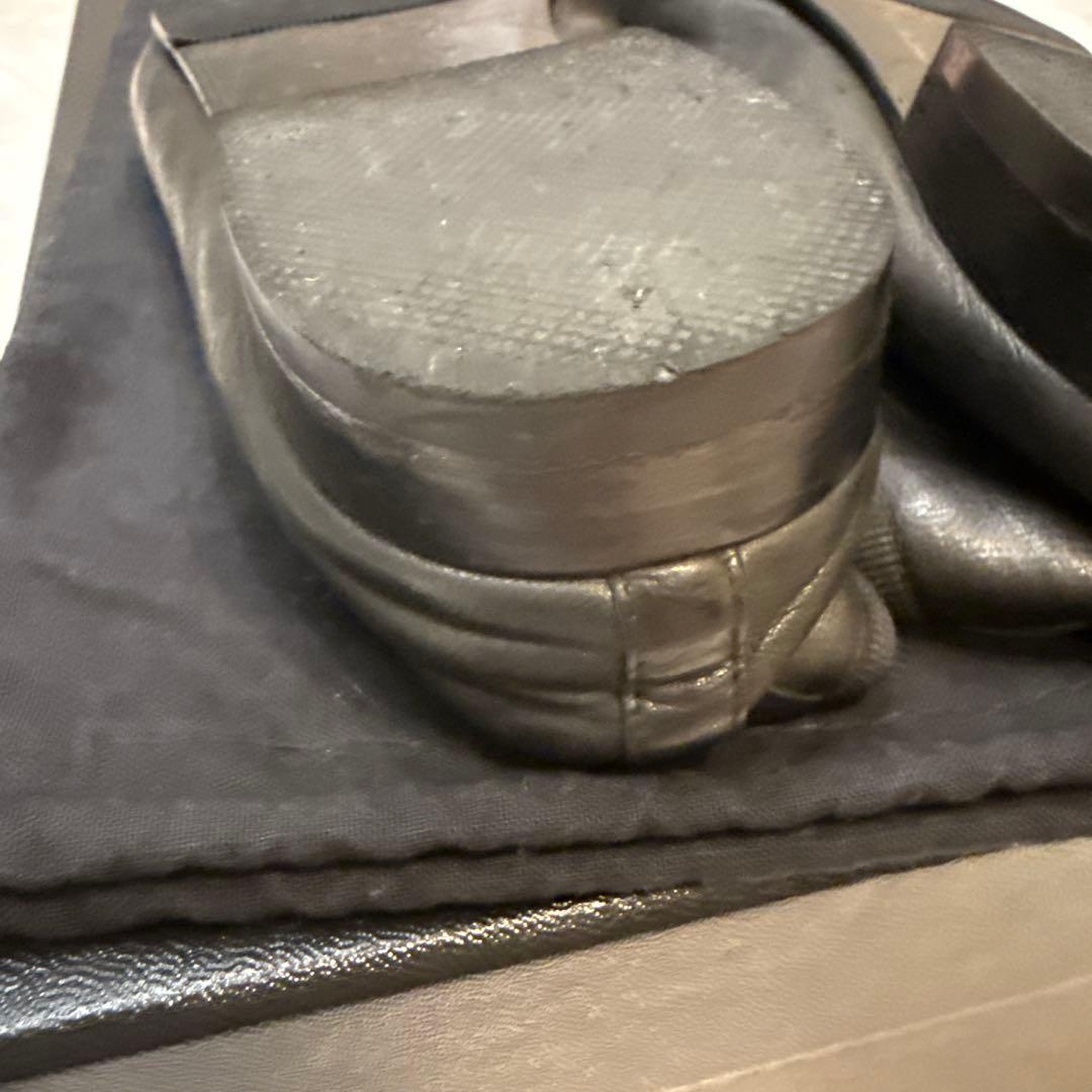 CHANEL バレエシューズ　黒　38 24cm バレリーナ　ブラック