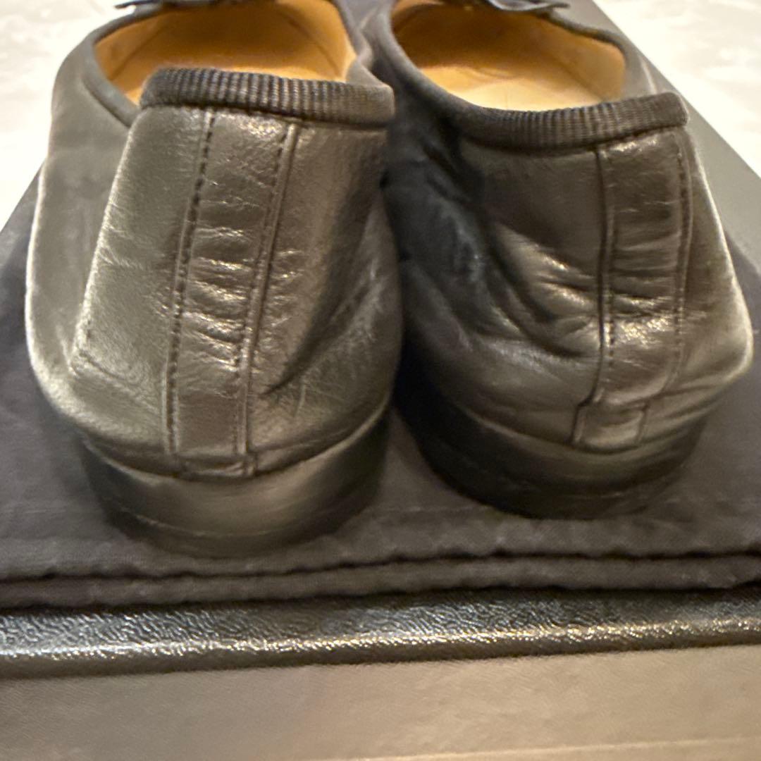 CHANEL バレエシューズ　黒　38 24cm バレリーナ　ブラック