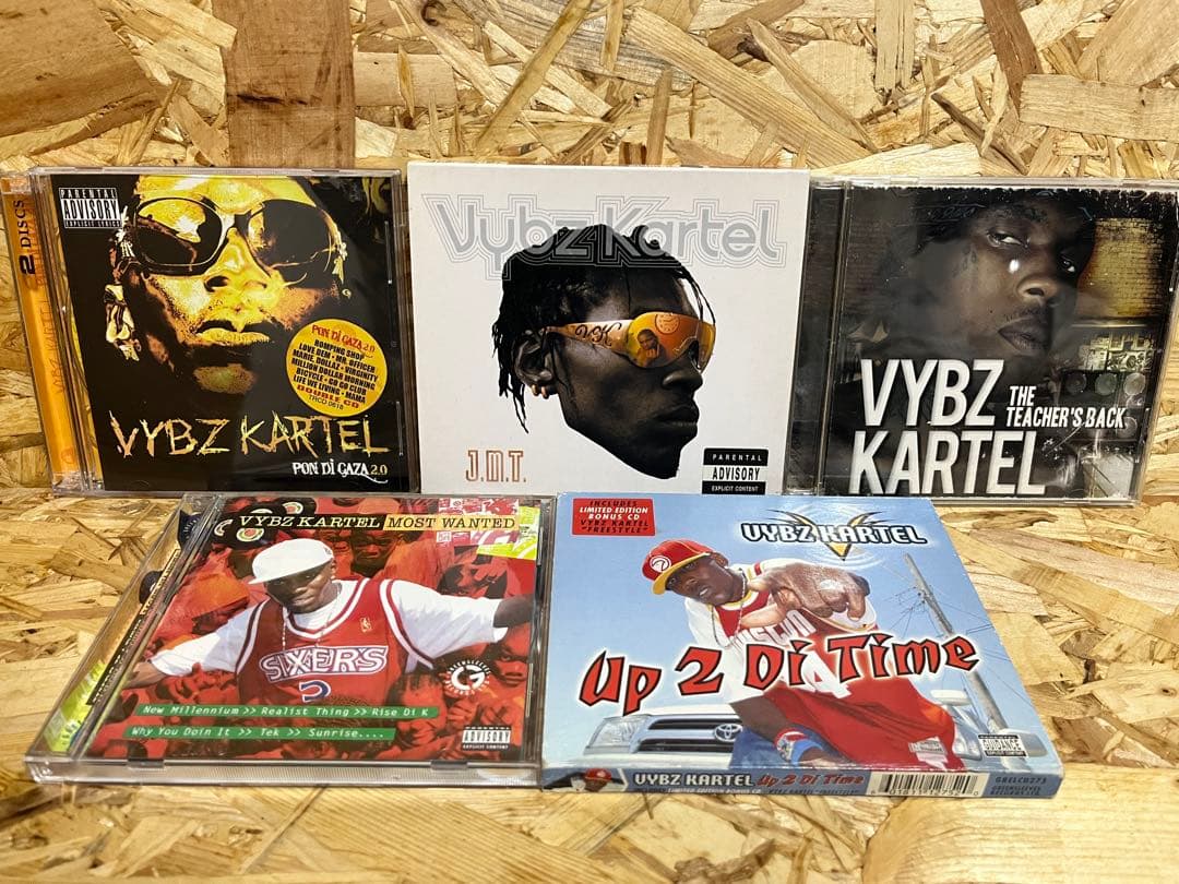 Vybz Kartel CD ヴァイブス・カーテル　5枚セット