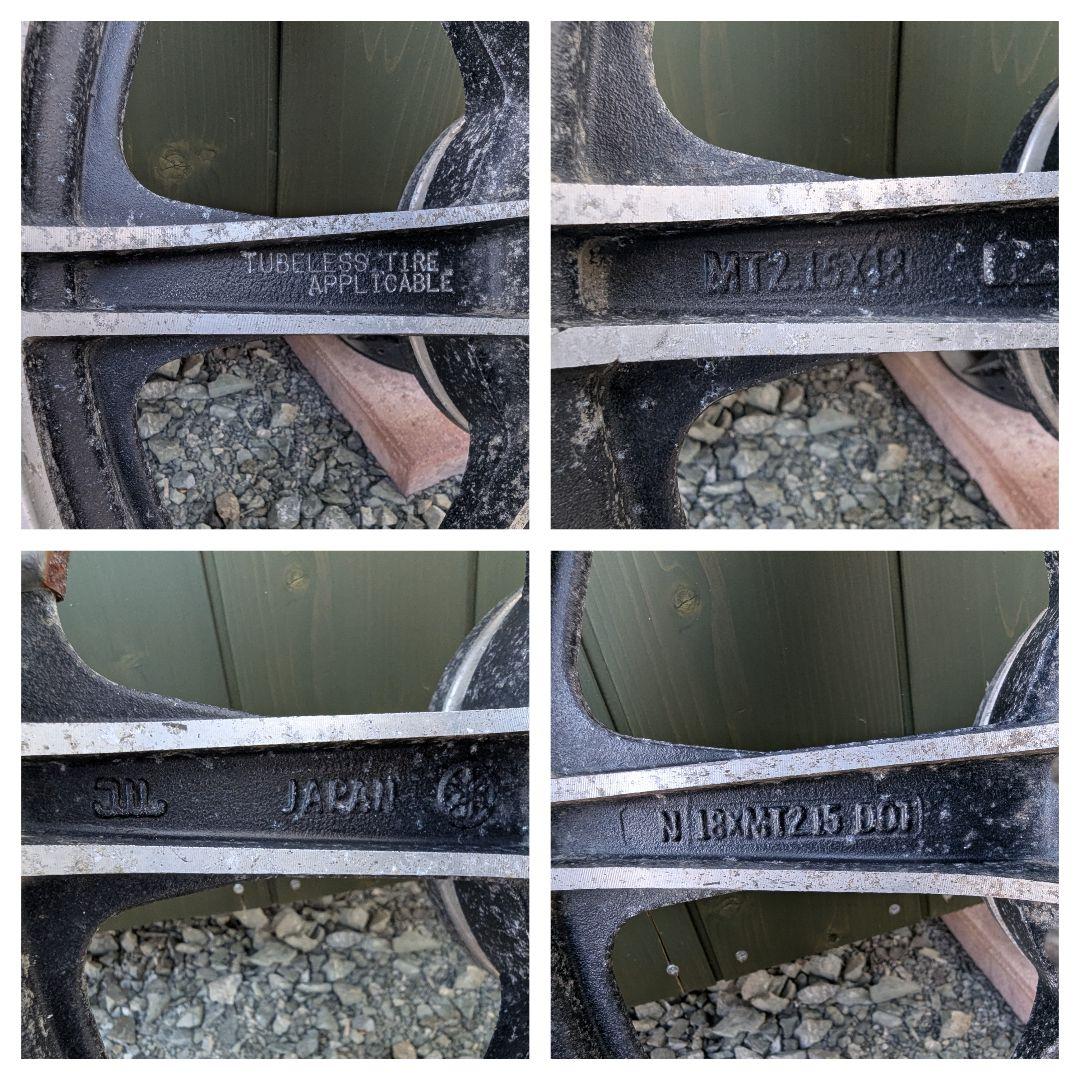 ヤマハ 純正 SR400 SR500 キャストホイール 大八キャスト 加工 流用