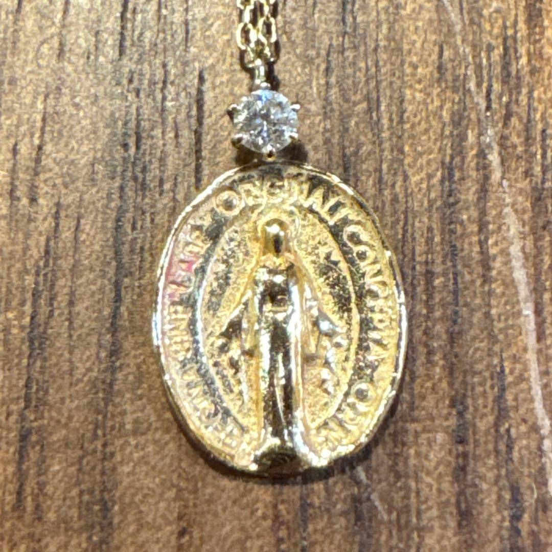 【極美品】SIENA RORE ネックレス マリア K10 イエローゴールド♡