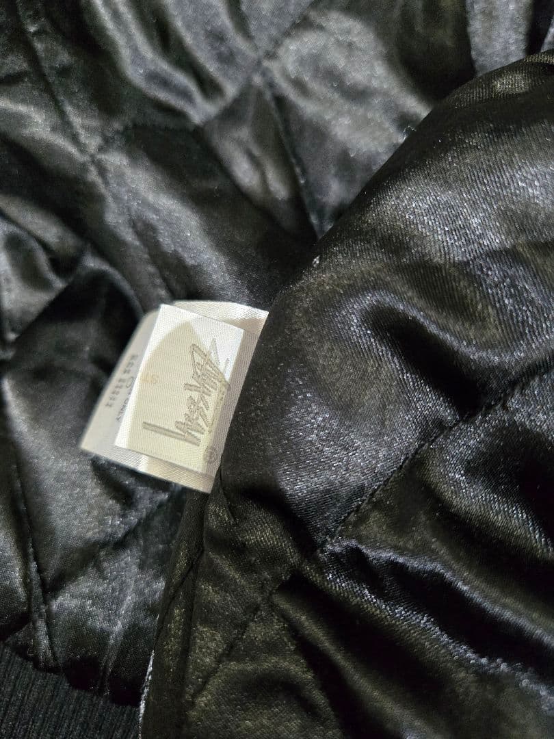 STUSSYスタジャン ボタン式 ウール混紡