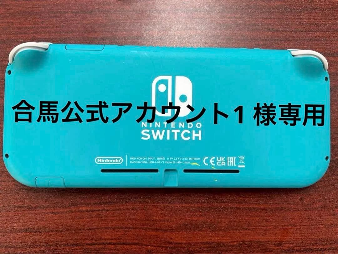 Nintendo Switch Lite ターコイズ 本体 動作確認済み